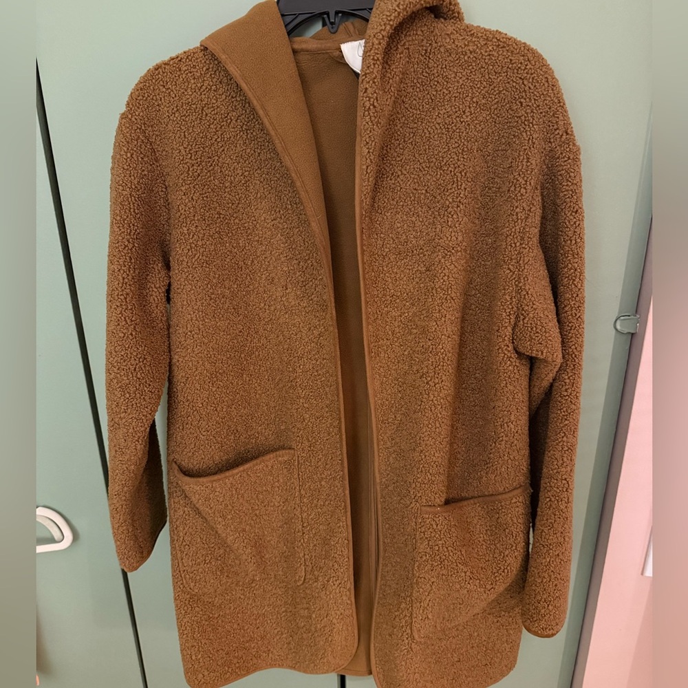 Joie Chocolate Brown Teddy Jacket
